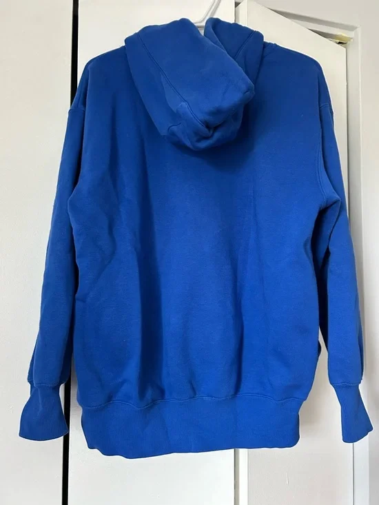 NIKE SPORTSWEAR PHOENIX FLEECE OVERSIZED PULL OVER HOODIE - BLUE - Picture 2 of 2